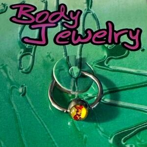 3/$48 Body Jewelry| NWOT Ring with Ball "Piglet"; BUY 2 get a 3rd Free